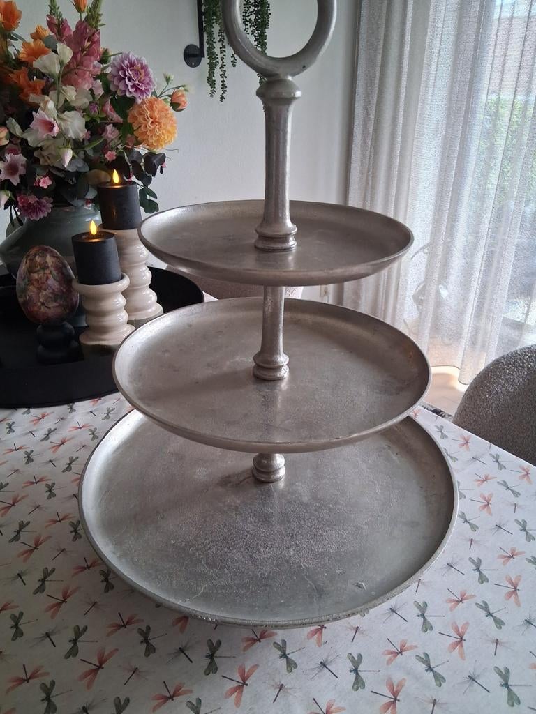 Grote zware etagere, Ophalen of Verzenden