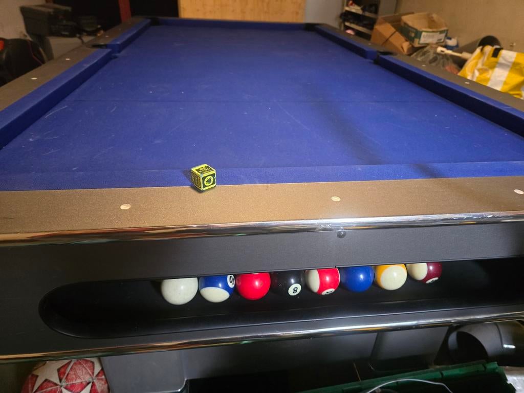 Biljarttafel Elegance met accessoires, Sport en Fitness, Biljarten en Poolen, Ophalen of Verzenden, Gebruikt, Biljarttafel