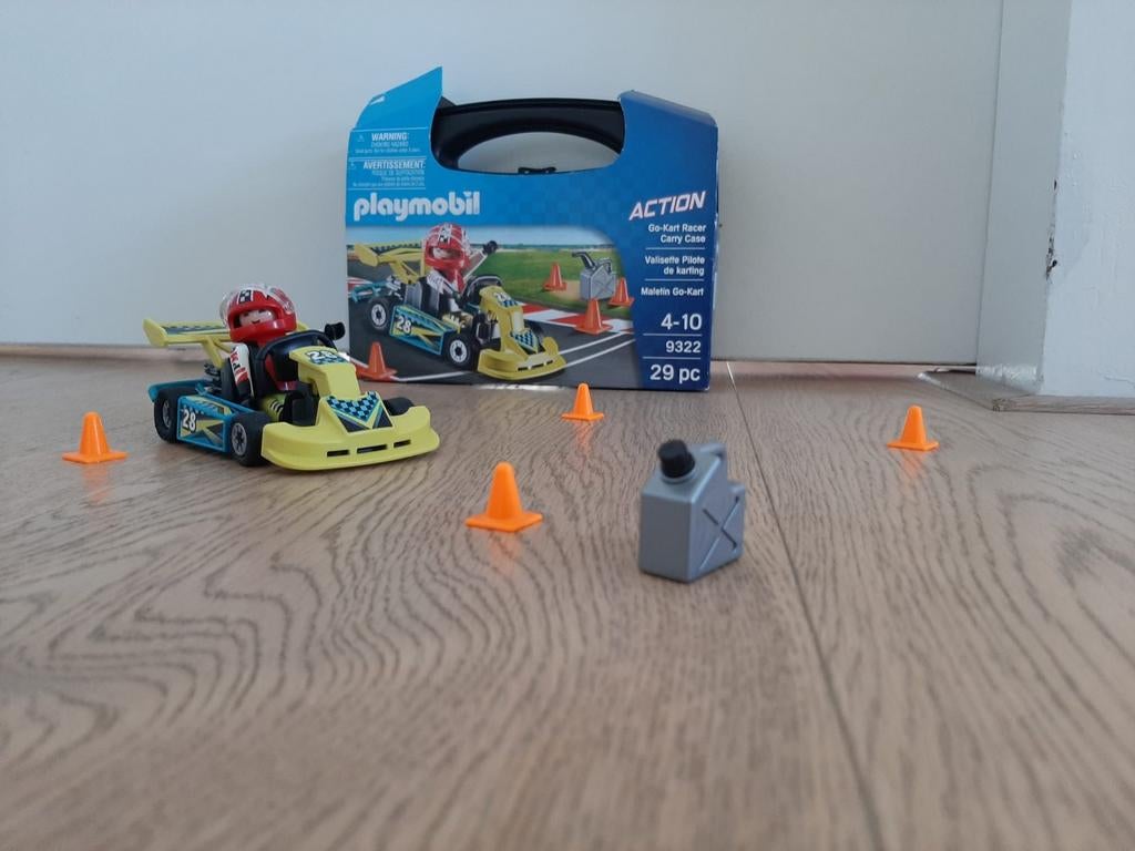 Playmobil Go-kart racer, Ophalen of Verzenden, Zo goed als nieuw, Complete set