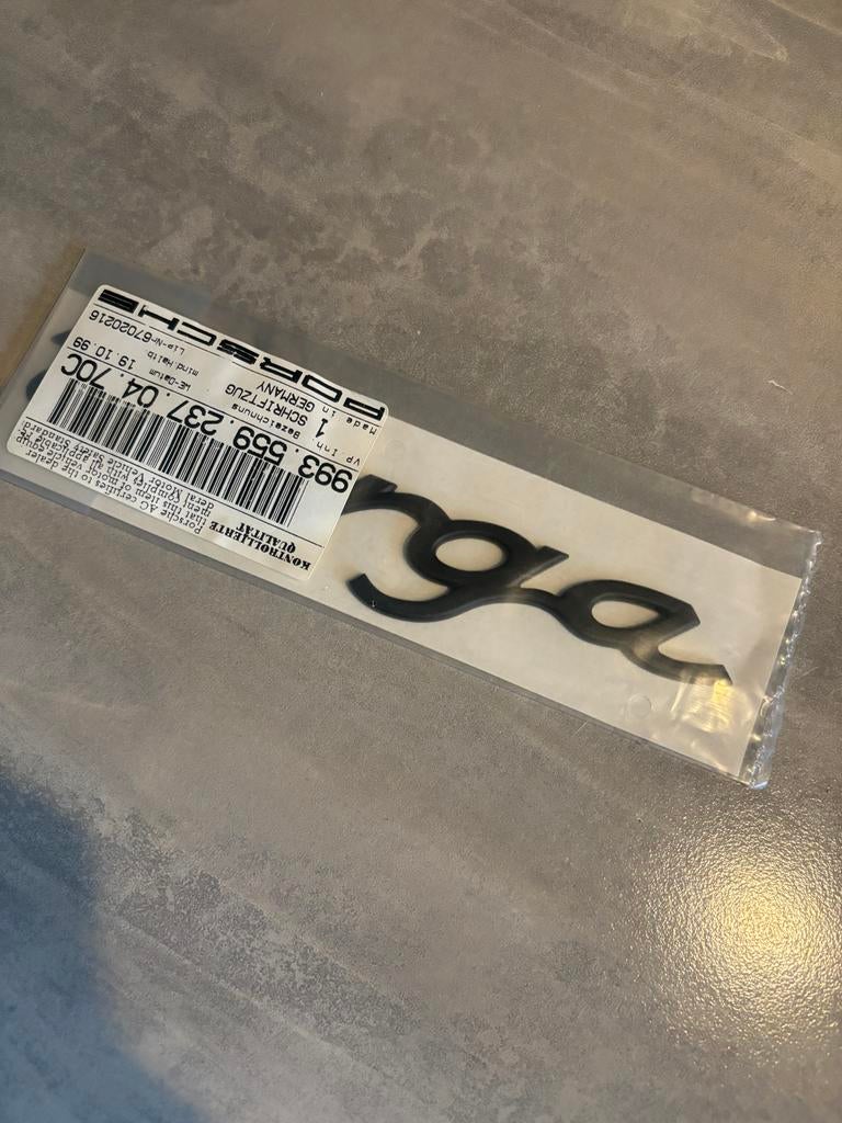 Porsche 993 Schriftzug Embleem - Origineel Nieuw, Auto-onderdelen, Ophalen of Verzenden, Nieuw, Porsche