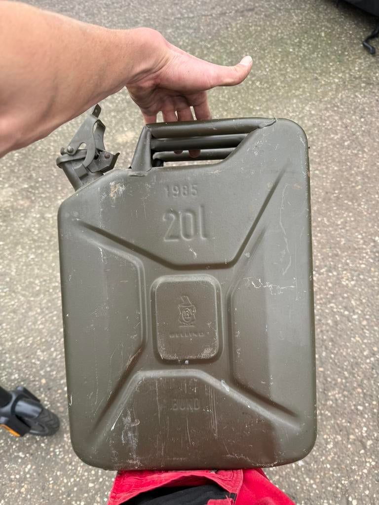 Vintage jerrycan 1985, Ophalen of Verzenden, Nieuw