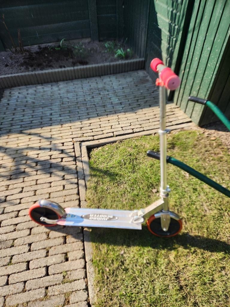 Grote rode step, prima staat, Ophalen of Verzenden, Gebruikt, Gewone step, Jumbo Scooter