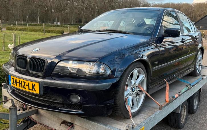 BMW 3-Serie e46 2.5 I 323 1999 Blauw, Auto's, BMW, Particulier, 3-Serie, ABS, Airbags, Airconditioning, Alarm, Bluetooth, Boordcomputer
