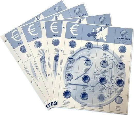 Hartberger 2 euro 2025 herdenkingsmunten supplement, Postzegels en Munten, Munten en Bankbiljetten | Toebehoren, Verzamelmap, Ophalen of Verzenden