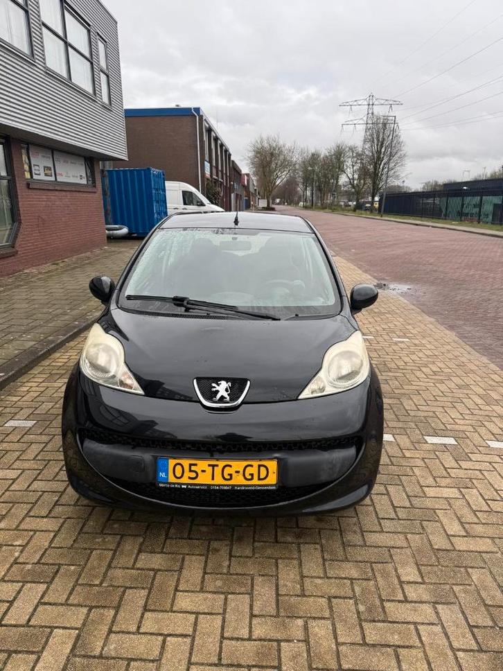 Peugeot 107 1.0 12V 3DR 2006 Zwart, Auto's, Peugeot, Particulier, Benzine, A, Hatchback, Handgeschakeld, Origineel Nederlands