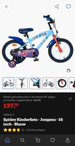 Spiderman 16 inch kinderfiets - Zo goed als nieuw, Ophalen, Volare, 16 inch, Handrem