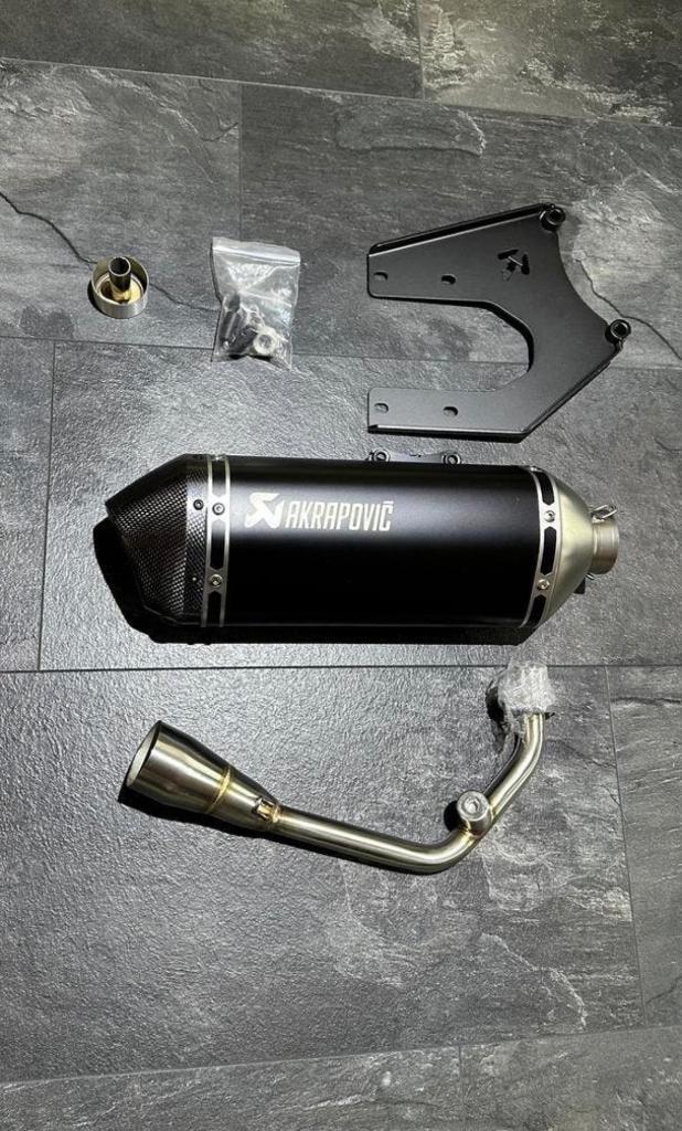 Vespa sprint/ primavera e4/e5 50/80cc akrapovic, Motoren, Tuning en Styling, Ophalen of Verzenden