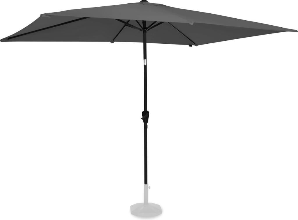 Grote kantelbare parasol 200 x 300 cm inclusief beschermhoes, Ophalen, Kantelbaar, 2 tot 3 meter, Zo goed als nieuw