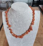 Aventurijn collier, Sieraden, Tassen en Uiterlijk, Kettingen, Nieuw, Oranje, Ophalen of Verzenden, Steen of Mineraal