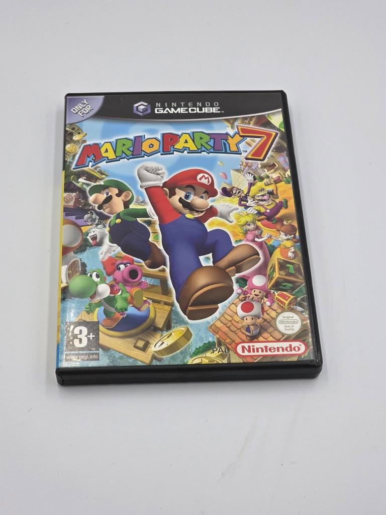 Mario Party 7 - GameCube (Compleet en Werkend), Spelcomputers en Games, Games | Nintendo GameCube, Gebruikt, Overige genres, 3 spelers of meer