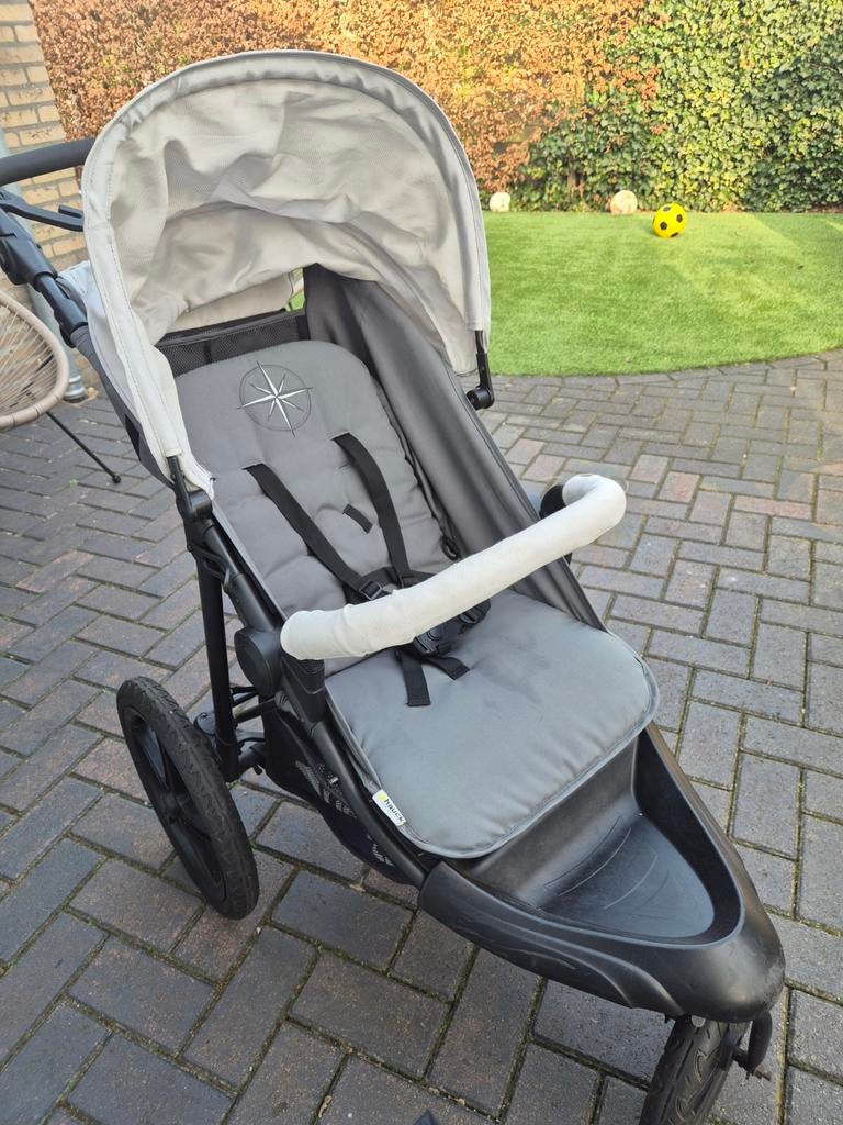 Hauck Runner hardloopbuggy, Kinderen en Baby's, Buggy's, Ophalen of Verzenden, Gebruikt, Overige merken, Verstelbare rugleuning