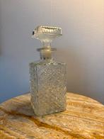 Vintage Kristallen Karaf met Diamantpatroon, Antiek en Kunst, Antiek | Glas en Kristal, Ophalen of Verzenden