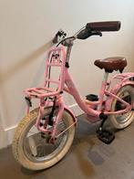 Leuke roze meisjes fiets 14 inch 4 jaar, Fietsen en Brommers, Ophalen, Gebruikt, 14 inch of minder