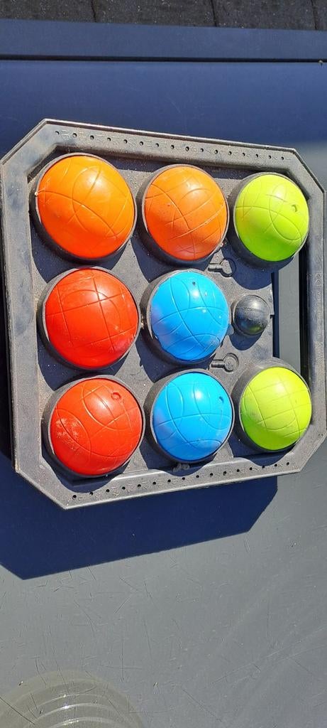 Jeu de boules set, Een of twee spelers, Ophalen of Verzenden, Gebruikt, Onbekend