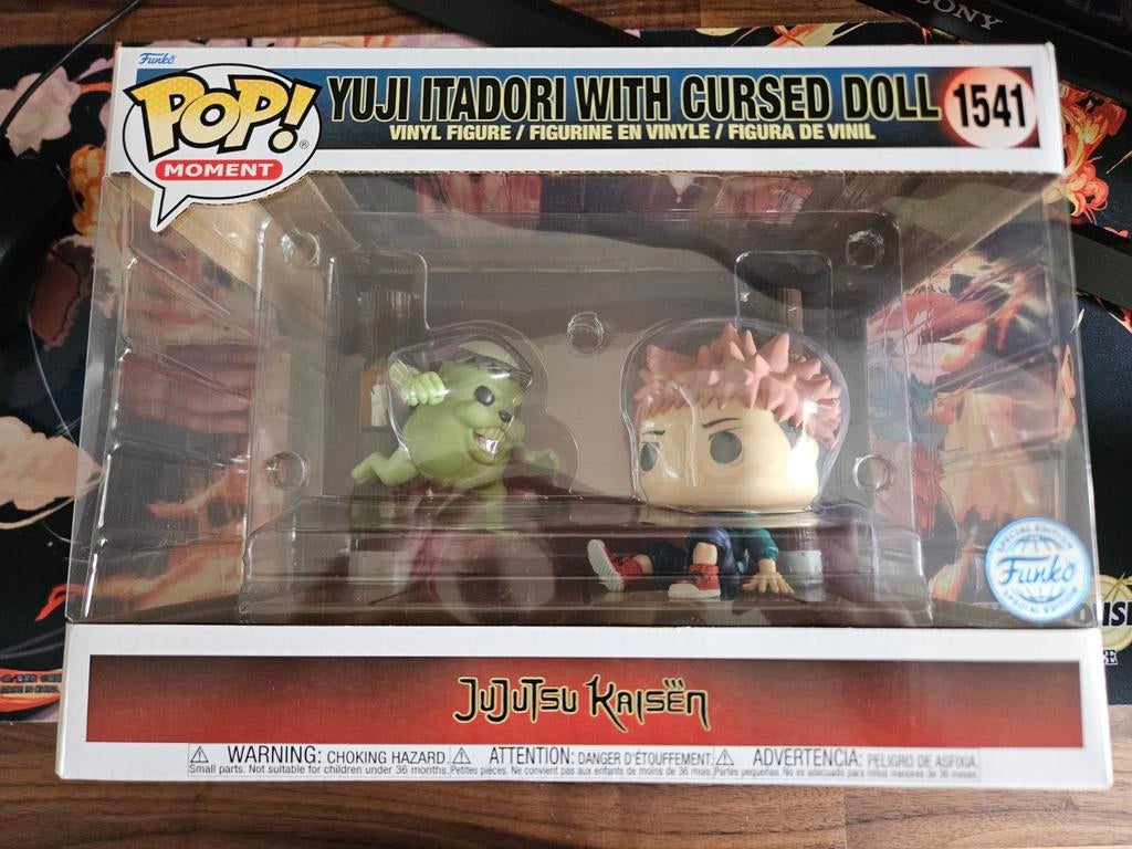 Funko Pop! Jujutsu Kaisen Yuji Itadori met Vloekpop, Ophalen of Verzenden