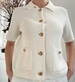 Mooi wit vestje met gouden knopen Zara maat S, Ophalen of Verzenden, Nieuw, Maat 36 (S), Wit