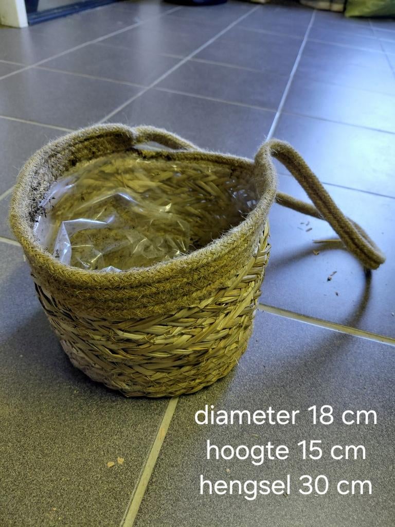 Diverse bloempotten, Tuin en Terras, Ophalen, Rond, Steen, Minder dan 30 cm