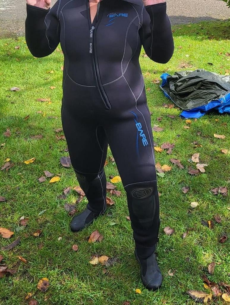 Bare duikpak dames maat 14, 7 mm, Watersport en Boten, Ophalen, Gebruikt, Duikpak
