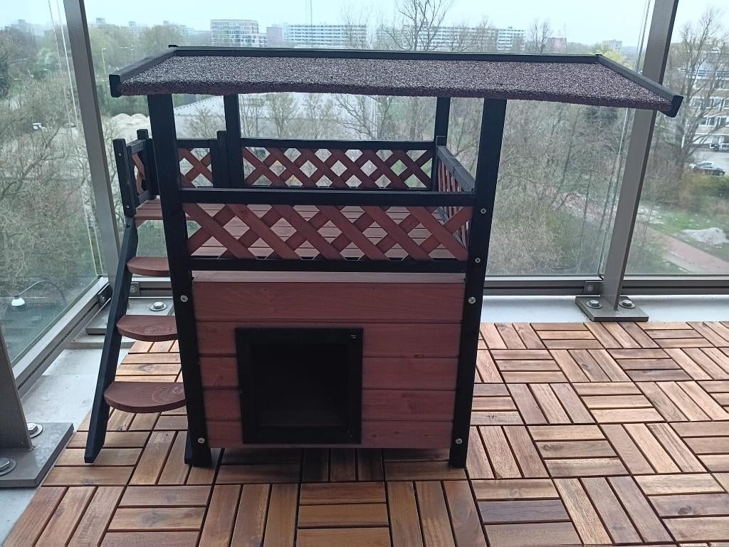 Kattenhuisje, Dieren en Toebehoren, Ophalen, Zo goed als nieuw