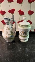 Kruk met deksel en pot vaas met deksel, Ophalen, Gebruikt