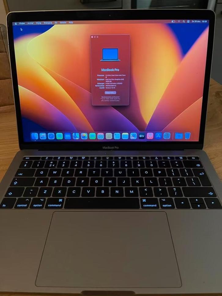 MacBook Pro - 13 inch - Goede staat, Computers en Software, Apple Macbooks, Gebruikt, MacBook Pro, 13 inch, 2 tot 3 Ghz, 256 GB