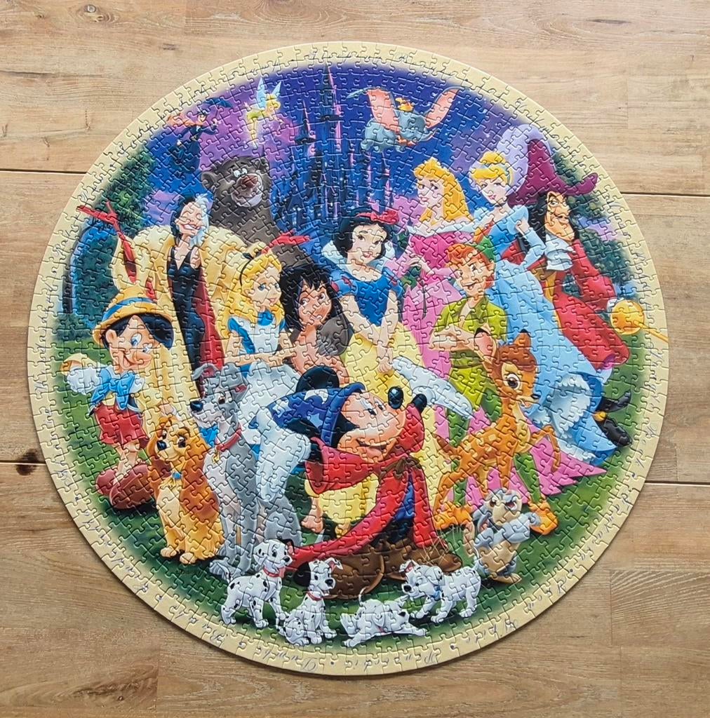 Ravensburger Disney Puzzel 1000 Stukjes Rond, Hobby en Vrije tijd, Denksport en Puzzels, Ophalen of Verzenden, 500 t/m 1500 stukjes