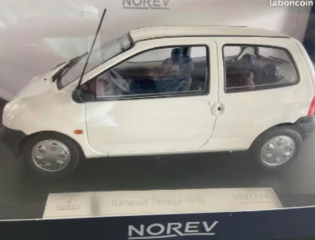 RENAULT TWINGO 1995 Wit LIMED. schaal 1/18 NOREV ref 185289, Verzenden, Nieuw, Auto, Norev