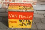 Oud groot blik Van Nelle voor koffie en thee, Ophalen of Verzenden, Gebruikt, Koffie, Van Nelle