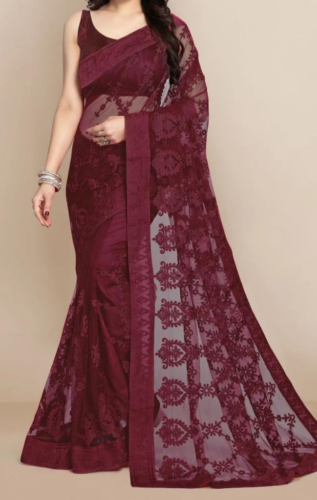 Saree/Sari, Overige typen, Nieuw, Ophalen of Verzenden, Rood
