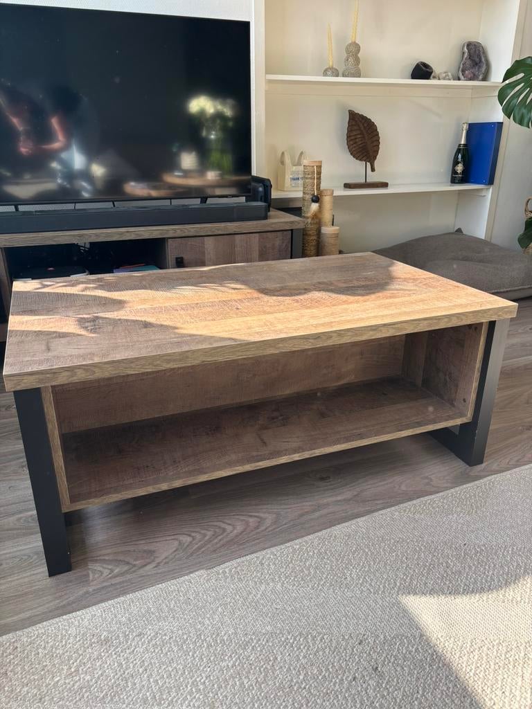Salon tafel, Huis en Inrichting, Tafels | Salontafels, Zo goed als nieuw, Minder dan 50 cm, 50 tot 100 cm, 100 tot 150 cm, Rechthoekig