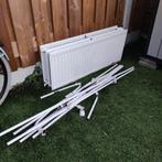 Gebruikte radiator (1mtr) en leidingen, Ophalen, 30 tot 80 cm, Gebruikt, Radiator