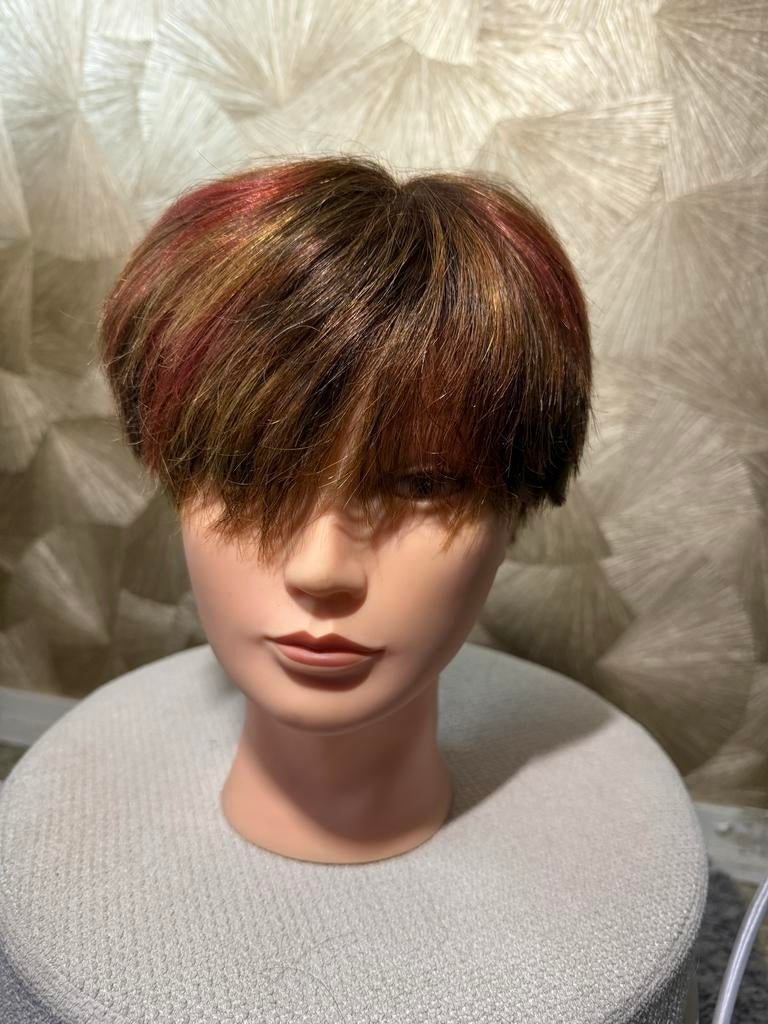 Oefenhoofd voor permanent, watergolven, knippen en kleuren, Sieraden, Tassen en Uiterlijk, Uiterlijk | Haarverzorging, Ophalen of Verzenden