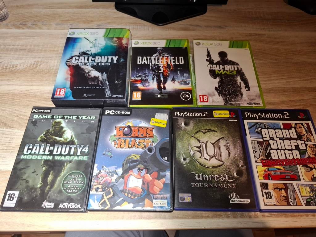Diverse gamecollectie: Call of Duty, Battlefield, GTA, Ophalen of Verzenden