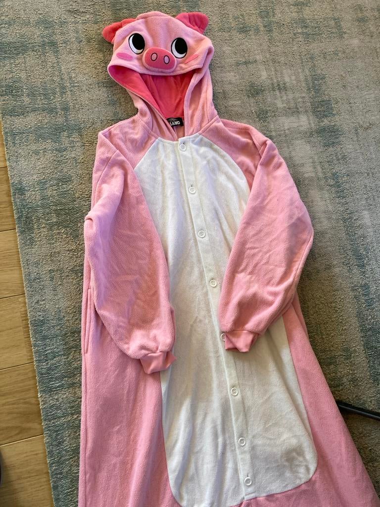 Leuke onesie - perfect voor carnaval!, Ophalen of Verzenden, Zo goed als nieuw, Maat 36 (S), Roze