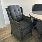Ronde Tuinset 120 cm – ZGAN – 4 stoelen TWV €1450,-, Tuin en Terras, Zenq, Verzenden, ., Zo goed als nieuw