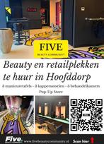 Verhuur beauty werkplekken in Hoofddorp (kapper-nagelstylist, Zonder afspraak, Permanenten