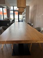 Eiken houten eettafel 350 cm, Huis en Inrichting, Tafels | Eettafels, 200 cm of meer, Zo goed als nieuw, Rechthoekig, 50 tot 100 cm