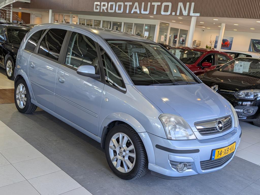Opel Meriva 1.6-16V Cosmo Airco, Stuurbekrachtiging, Auto's, Voorwielaandrijving, Gebruikt, 4 cilinders, Blauw