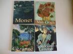 4 kunstmini’s: Van Gogh,  Monet, Cézanne en Toulouse-Lautrec, Ophalen, Nieuw