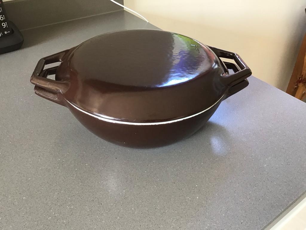 Copco gietijzeren pan Vintage Model M2, Ophalen of Verzenden, Gebruikt, Gietijzer, Koekenpan of Braadpan