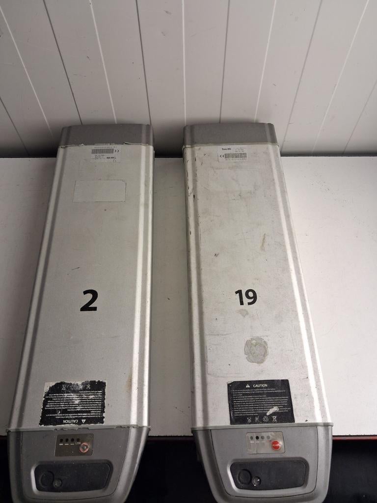 2 stuks defecte fiets accu's E-bikez Spark 36V 13Ah Turnlife, Www.Turnlife.nl, Gebruikt, Turnlife, Ophalen of Verzenden