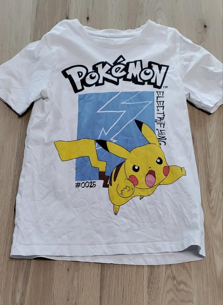 2x Name It Pokemon Pikachu Pyjama kort 146 / 152, Nacht- of Onderkleding, Gebruikt, Ophalen of Verzenden, Jongen