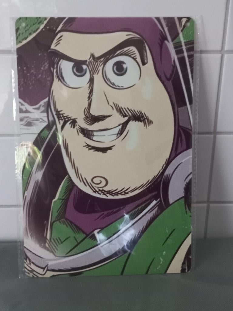 Metalen wandbordje 20x30cm Buzz Lightyear Toy Story Disney, Verzenden, Overige figuren, Nieuw
