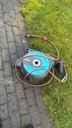 Gardena slang haspel, Ophalen, Gebruikt