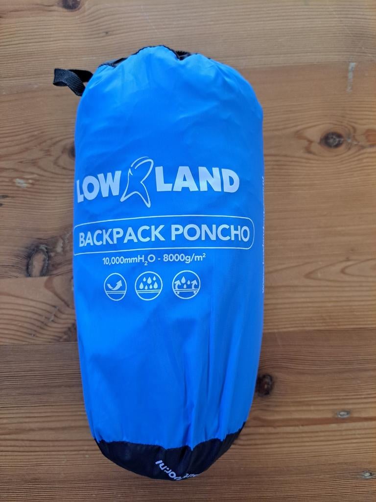 Lowland Rugzakponcho XL - Nieuw, niet gedragen, Ophalen of Verzenden, Zo goed als nieuw, Regenjas