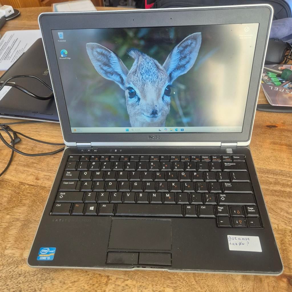 Dell laptop latitude F6230 met 8 GB Ram 512  GB SSD, Gebruikt, 2 tot 3 Ghz, Qwerty, 8 GB