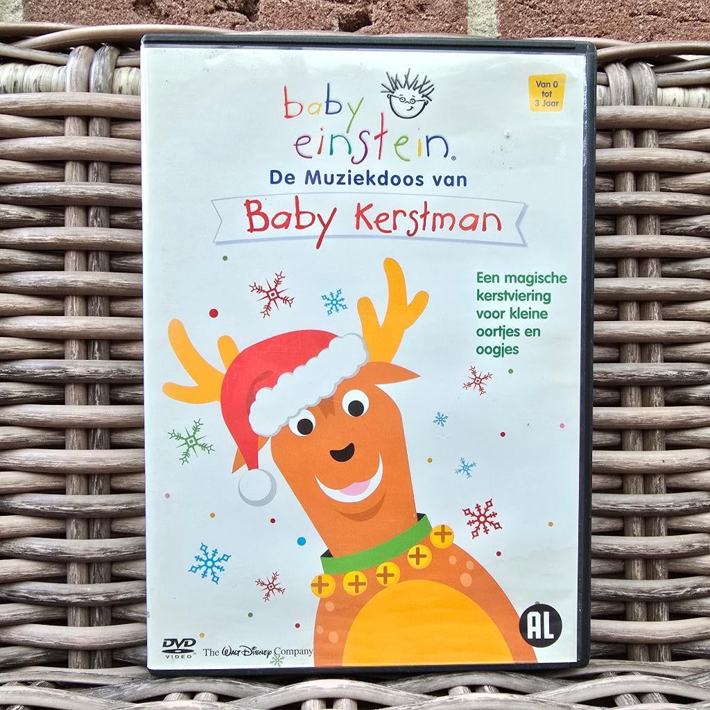 DVD Baby Einstein - De muziekdoos van Baby Kerstman, Alle leeftijden, Ophalen of Verzenden, Zo goed als nieuw, Educatief
