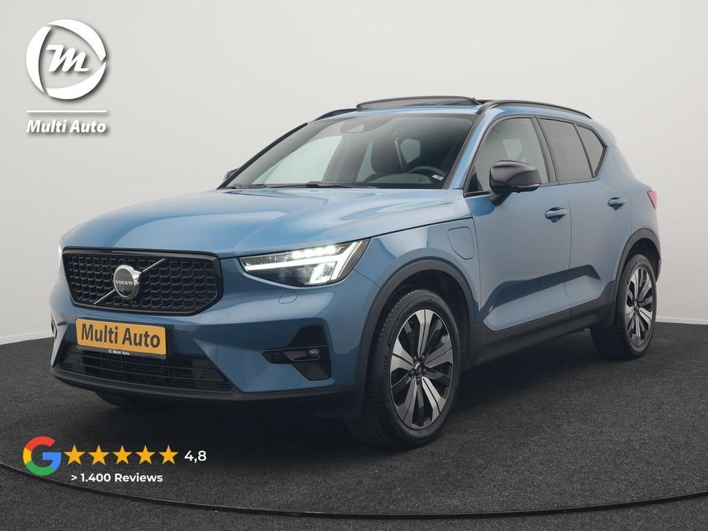 Volvo XC40 T5 Ultimate Dark PHEV 263pk Dealer O.H. | Panodak, Zwart, Blauw, Plug-in hybride, Bedrijf