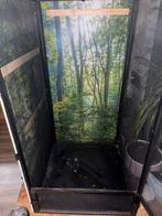 Kameleon gaas terrarium, Dieren en Toebehoren, Reptielen en Amfibieën | Toebehoren, Ophalen, Zo goed als nieuw