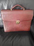 Texier leren aktatas, Gebruikt, Bruin, Aktetas of Boekentas, Leer